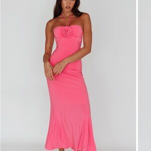 Pink Halter Dress